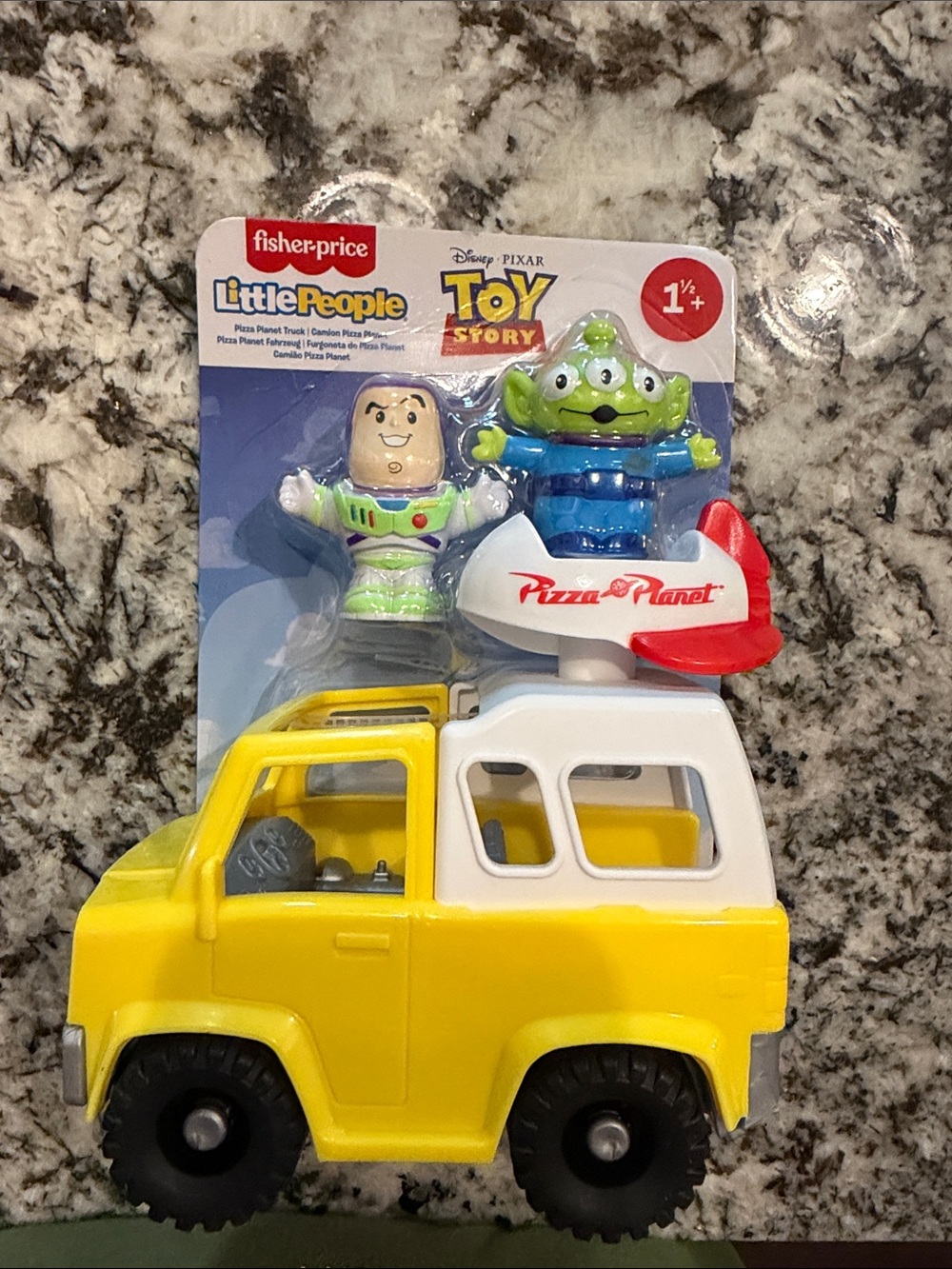 Fisher-Price Little People Toy Story Pizza Planet Yellow Vehicle Playset